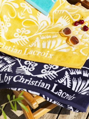 Love Stories Dark Blue Beach Towel - Image 2