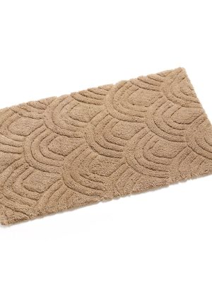 Elegant Tone-on-Tone Bath Mat